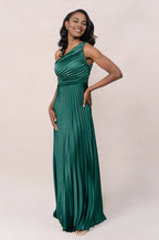 Bargain A-Line One Shoulder Sleeveless Floor-Length Prom Dress