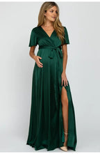 Bargain A-Line V Neck Short Sleeve Floor-Length Prom Dress