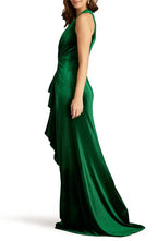 Bargain A-Line V Neck Sleeveless Floor-Length Prom Dress