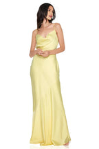 Bargain Fitted Cowl Neck Sleeveless Floor-Length Prom Dress