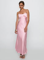 Bargain Fitted Spaghetti Straps Sleeveless Floor-Length Prom Dress