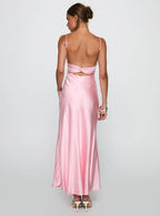 Bargain Fitted Spaghetti Straps Sleeveless Floor-Length Prom Dress