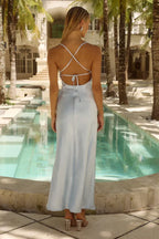 Bargain Fitted Spaghetti Straps Sleeveless Floor-Length Prom Dress