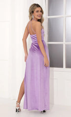 Bargain Sheath/Column Spaghetti Straps Sleeveless Up Floor-Length Prom Dress