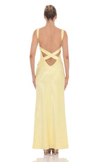Bargain Sheath/Column V Neck Sleeveless Crisscross Back Floor-Length Prom Dress