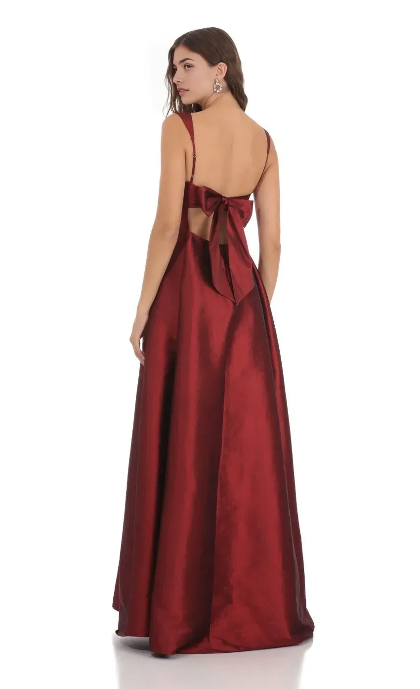 A-Line/Princess Regular Straps Sleeveless Up Floor-Length Prom Dress