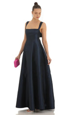A-Line/Princess Regular Straps Sleeveless Up Floor-Length Prom Dress