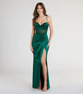 Form-hugging Cowl Neck Sleeveless Lace-Up Floor-Length Prom Dress