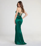 Form-hugging Cowl Neck Sleeveless Lace-Up Floor-Length Prom Dress