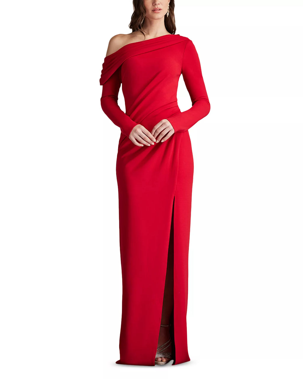 Bold Sheath Off Shoulder Long Sleeve High Slit Floor Length For Sale Prom Dress