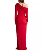 Bold Sheath Off Shoulder Long Sleeve High Slit Floor Length For Sale Prom Dress
