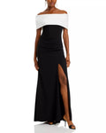 Bold Trumpet Off The Shoulder Sleeveless Zip Back Floor Length Hot Sale Prom Dress