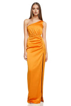 Budget Sheath/Column One Shoulder Sleeveless Floor-Length Prom Dress