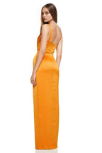 Budget Sheath/Column One Shoulder Sleeveless Floor-Length Prom Dress