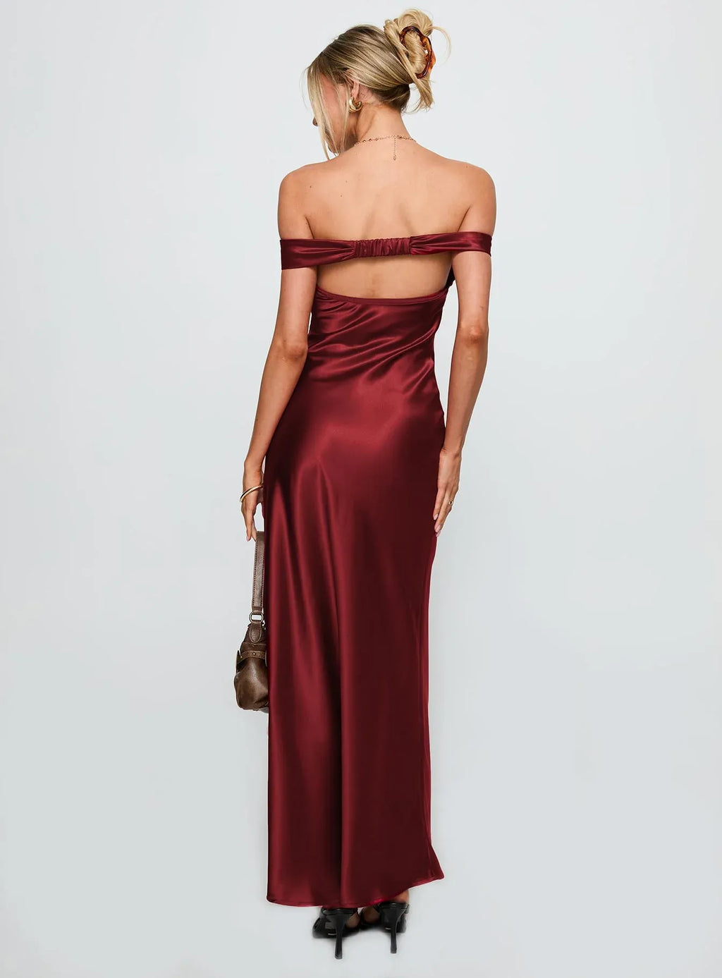 Off - Shoulder Maxi Dress Hot Sale Long Prom Dresses