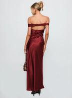 Off - Shoulder Maxi Dress Hot Sale Long Prom Dresses