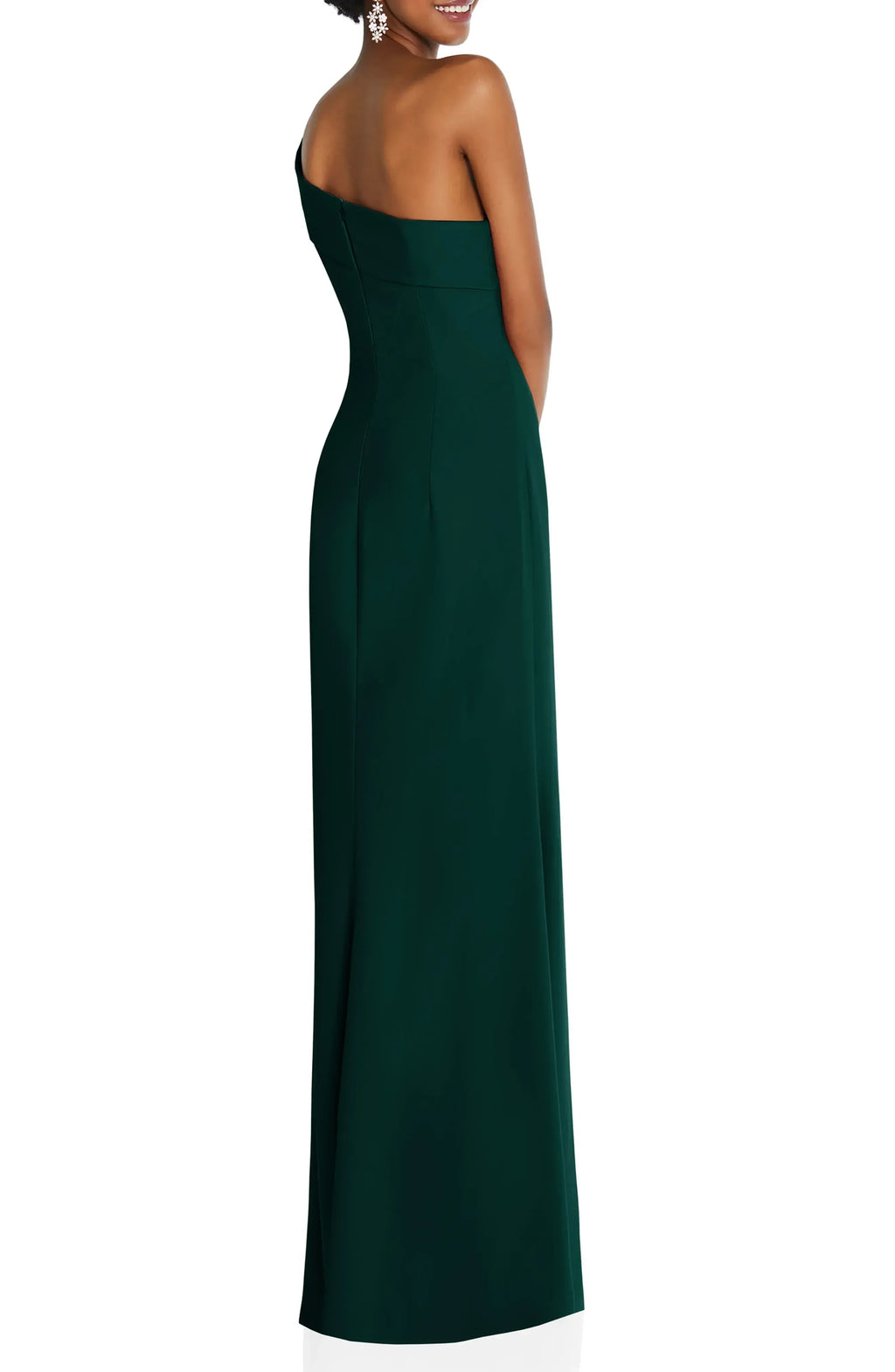 Captivating Sheath One Shoulder Sleeveless Zipper Back Floor Length Evening Dress