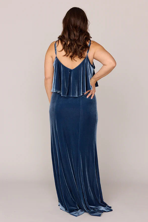 Casual Sheath Spaghetti Straps Sleeveless Floor-Length Plus Size Prom Dress