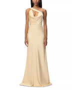 Luxe Mermaid One Shoulder Cutout Bodice Open Back Floor Length For Adults Prom Dress