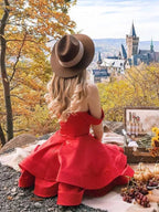 Charming A-Line Off Shoulder Sweetheart Neck Ruffle Mini Homecoming Dress