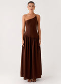 Charming A Line One Shoulder Sleeveless Pleated Skirt Floor Length Plus Size Evening Dress
