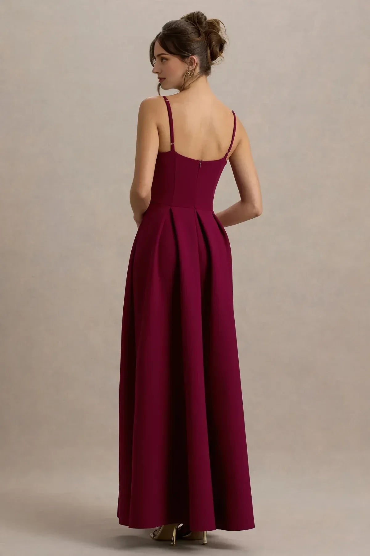 Charming A Line Square Neck Sleeveless Zipper Back Floor Length Evening Dress