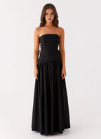 Charming A Line Strapless Sleeveless Lace Up Back Floor Length Plus Size Evening Dress