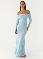 Charming Mermaid Off Shoulder Long Sleeve Ruched Back Floor Length Plus Size Evening Dress