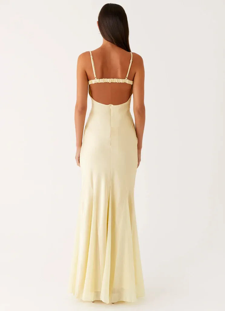 Charming Mermaid Sweetheart Neck Sleeveless Cut Out Back Floor Length Plus Size Evening Dress