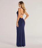 Charming Mermaid Sweetheart Neck Spaghetti Strap Crisscross Back Floor Length Prom Dress