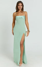 Charming Sheath Cowl Neck Sleeveless Lace Up Back Floor Length Plus Size Evening Dress