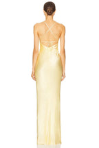 Charming Sheath Cowl Neck Spaghetti Strap Crisscross Back Maxi Evening Dress