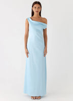 Charming Sheath One Shoulder Short Sleeve Open Back Floor Length Plus Size Evening Dress