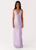 Charming Sheath Plunge Neck Sleeveless Crisscross Back Floor Length Plus Size Evening Dress