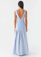 Charming Sheath Square Neck Sleeveless V Back Floor Length Plus Size Evening Dress