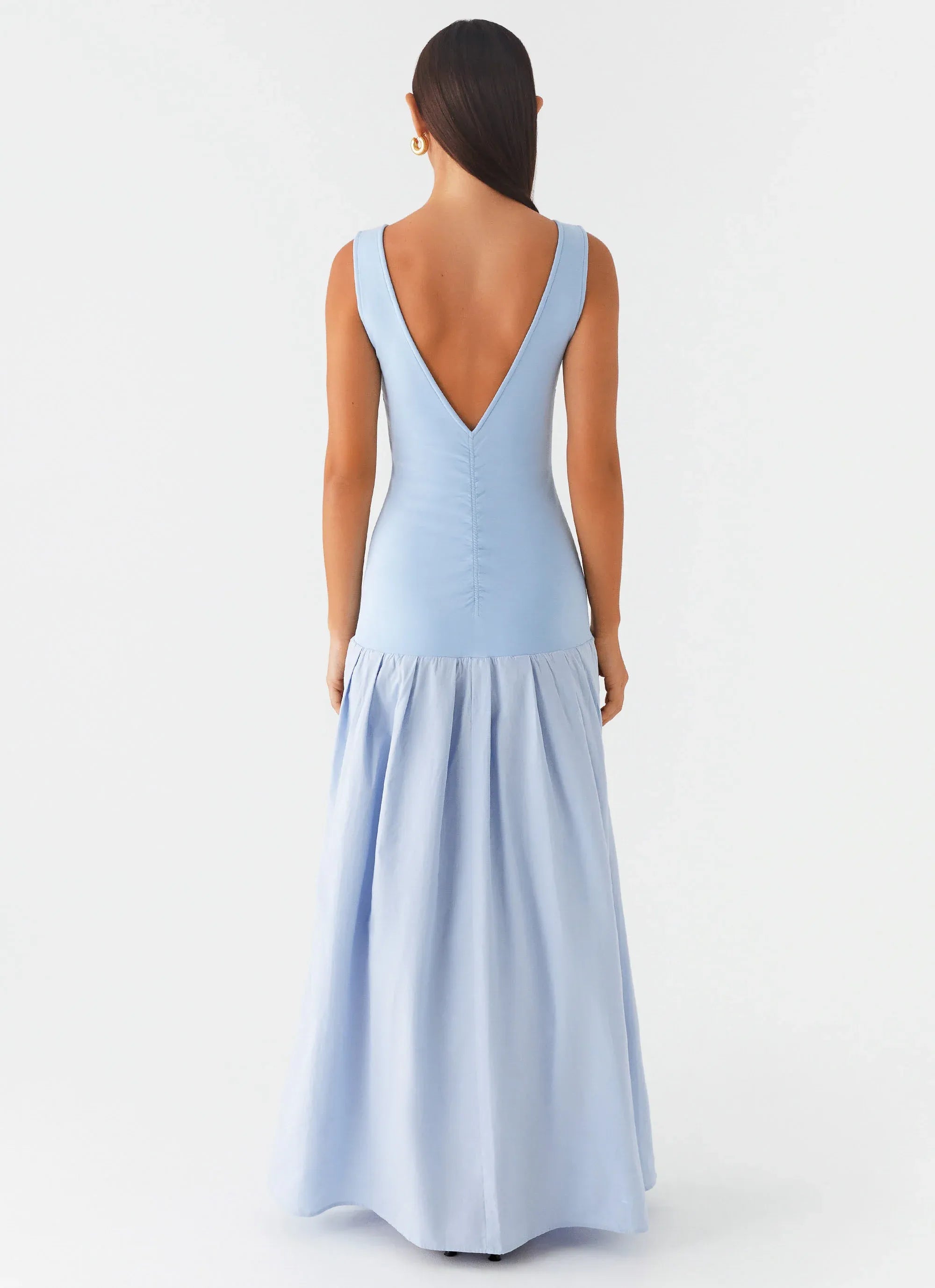 Charming Sheath Square Neck Sleeveless V Back Floor Length Plus Size Evening Dress