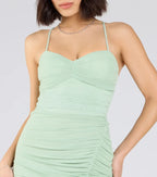 Charming Sheath Sweetheart Neck Spaghetti Strap Crisscross Back Floor Length Prom Dress