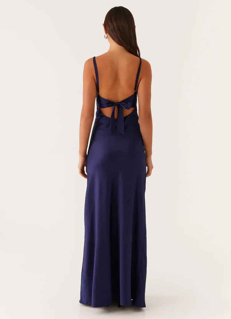 Charming Sheath V Neck Sleeveless Tie Back Floor Length Plus Size Evening Dress