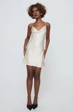Charming Slip V Neck Spaghetti Strap Open Back Short Length Homecoming Dress