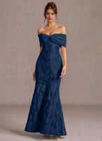 Charming Trumpet Sweetheart Off the Shoulder Lace Up Back Floor Length For Ladies Prom Dress