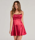 Charming A-Line Spaghetti Straps Sleeveless Short-Mini Homecoming Dress