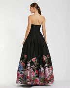Charming A-Line Strapless Neck Sleeveless Zipper Up Floor-Length Prom Dress