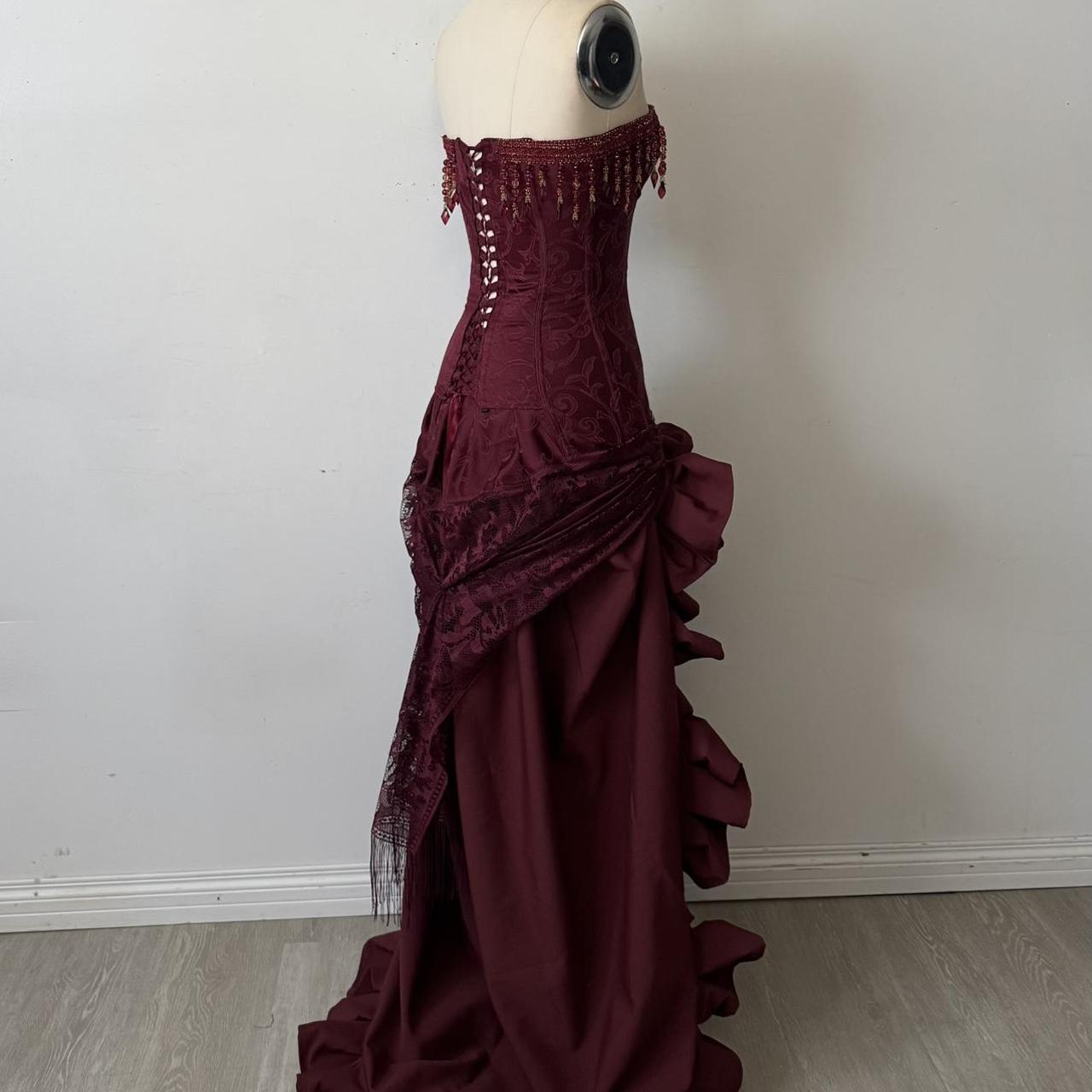 Charming A-Line Strapless Sleeveless Up Sweep/Brush Train Party Dress