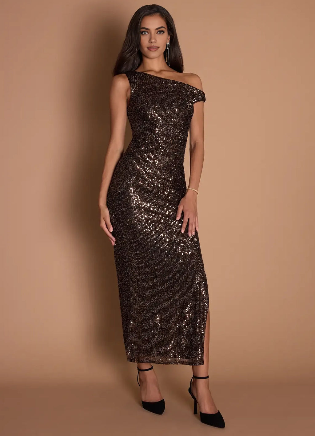 Charming Sheath Boat Neck Sleeveless Backless Ankle-Length Evening Dress