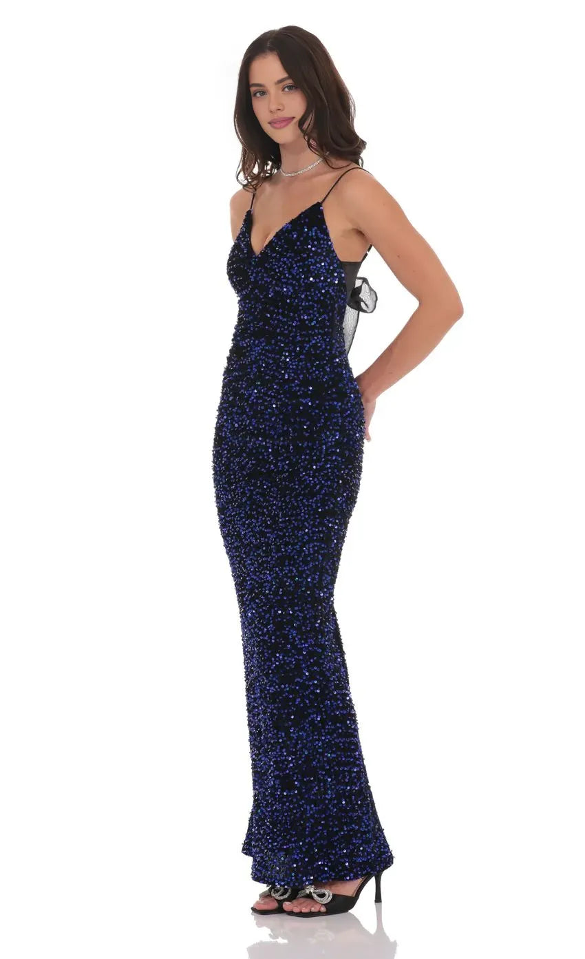 Charming Sheath/Column Spaghetti Straps Sleeveless Up Floor-Length Prom Dress