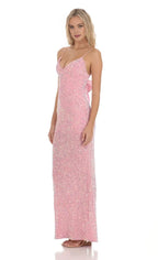 Charming Sheath/Column Spaghetti Straps Sleeveless Up Floor-Length Prom Dress