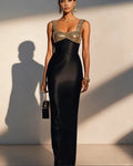 Charming Sheath Square Neck Sleeveless Back Zip Floor-Length Evening Dress