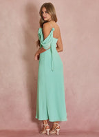 Charming sheath Off-the-shoulder Sleeveless Backless Ankle-Length Evening Dress