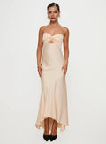 Cheap Fitted Sweetheart Sleeveless Floor-Length Prom Dress