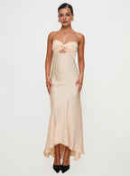 Cheap Fitted Sweetheart Sleeveless Floor-Length Prom Dress